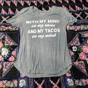 Tacos women's T shirt, size xl